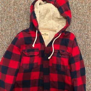 Men’s Hollister Sherpa Lined Flannel Jacket